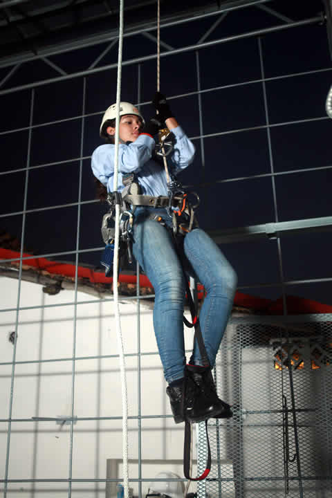 Curso de rescate vertical